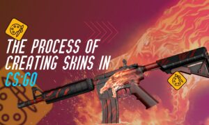 The process of creating skins in CS:GO