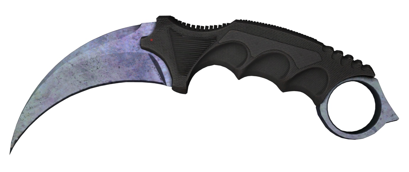 Керамбит (Karambit) Вороненая сталь (Blue Steel)