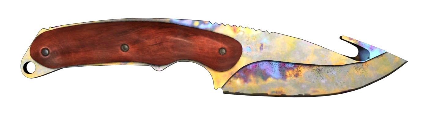 нож с лезвием крюком (Gut Knife) Поверхностная закалка