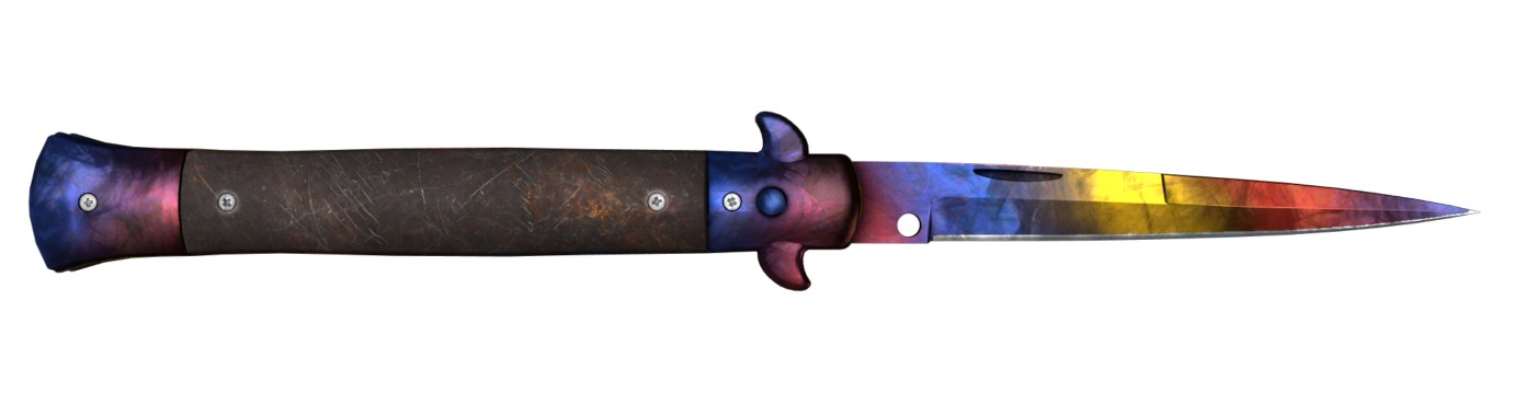 нож Стилет (Stiletto Knife) Мраморный градиент