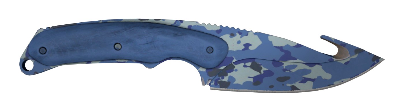 нож с лезвием крюком (Gut Knife) Чистая вода