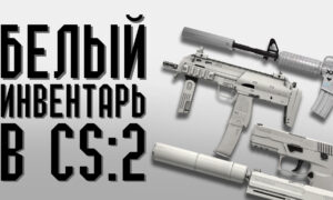 Белый инвентарь в CS 2 (CS GO)