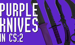 Best purple knives in CS 2