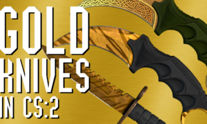 Best golden knives in CS 2