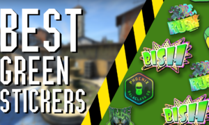 Best green stickers in CS 2