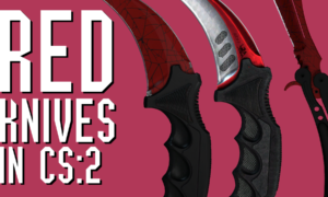 Best red knives in CS 2