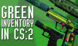 Green inventory in CS:2 (CS:GO)