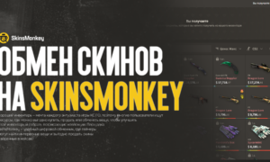 Cайт для обмена скинов в CS2 SkinsMonkey