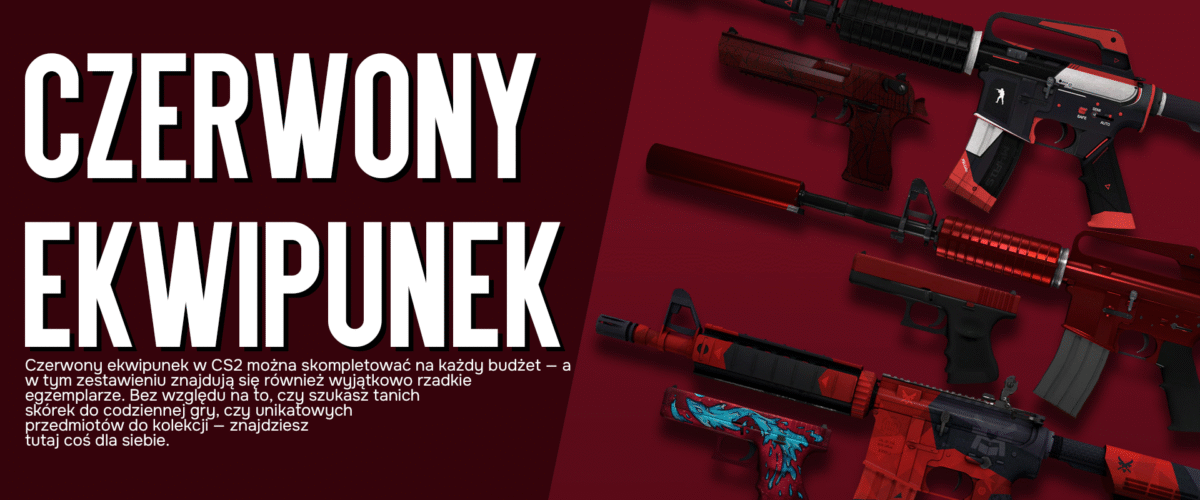 Czerwony ekwipunek w CS2 (CS:GO)