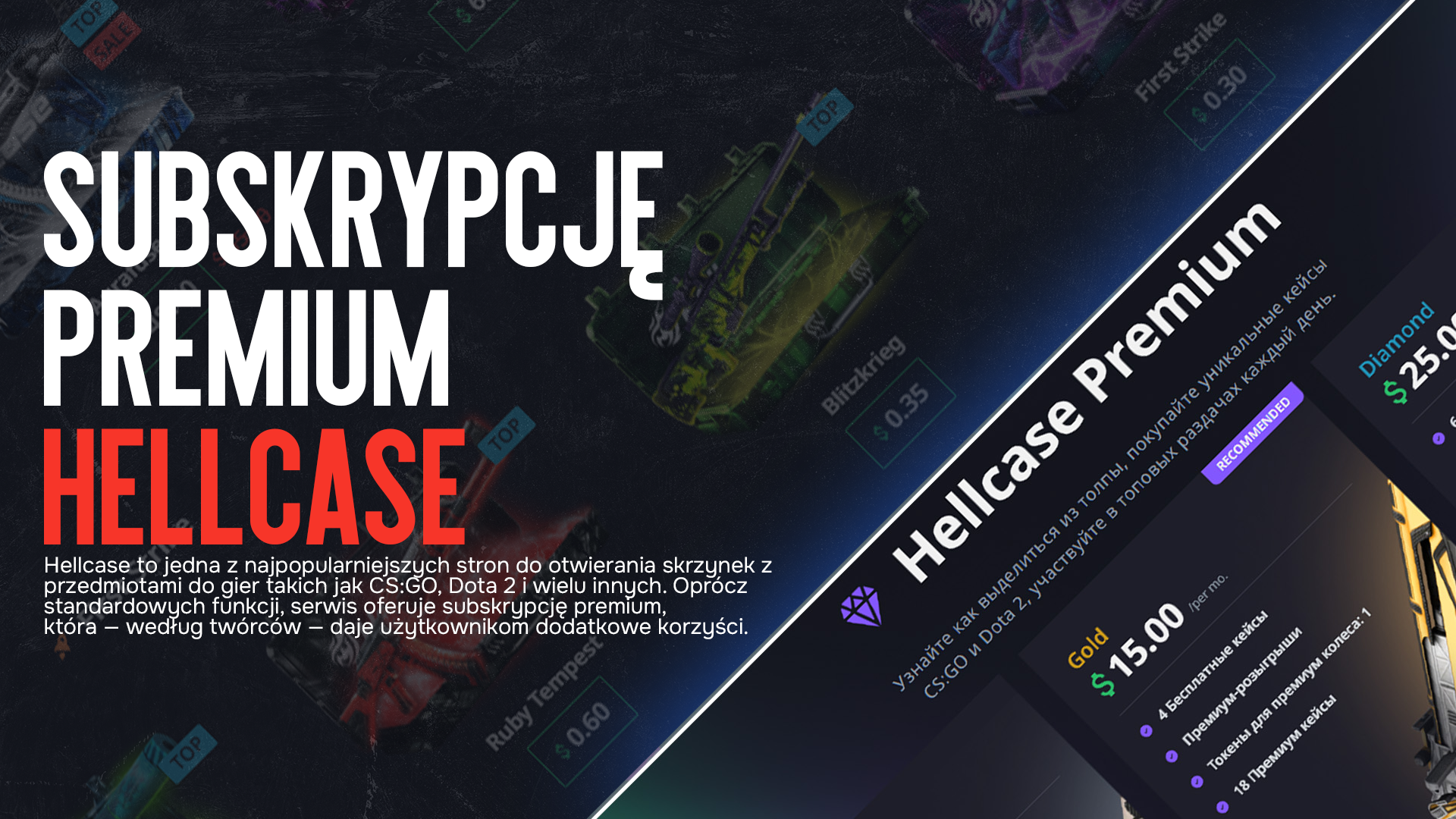 Czy warto kupić subskrypcję premium Hellcase?