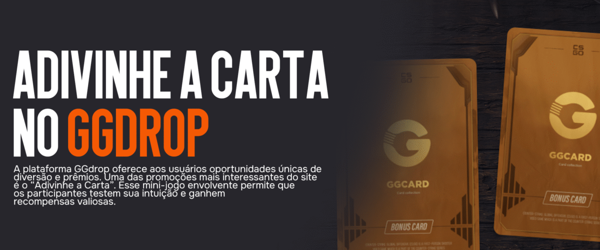 Como participar do “Adivinhe a Carta” no GGdrop: regras, dicas e segredos para vencer
