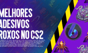 Melhores adesivos roxos no CS2