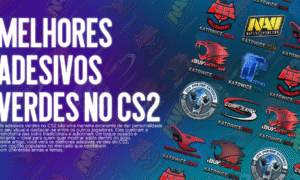 Melhores adesivos verdes no CS2