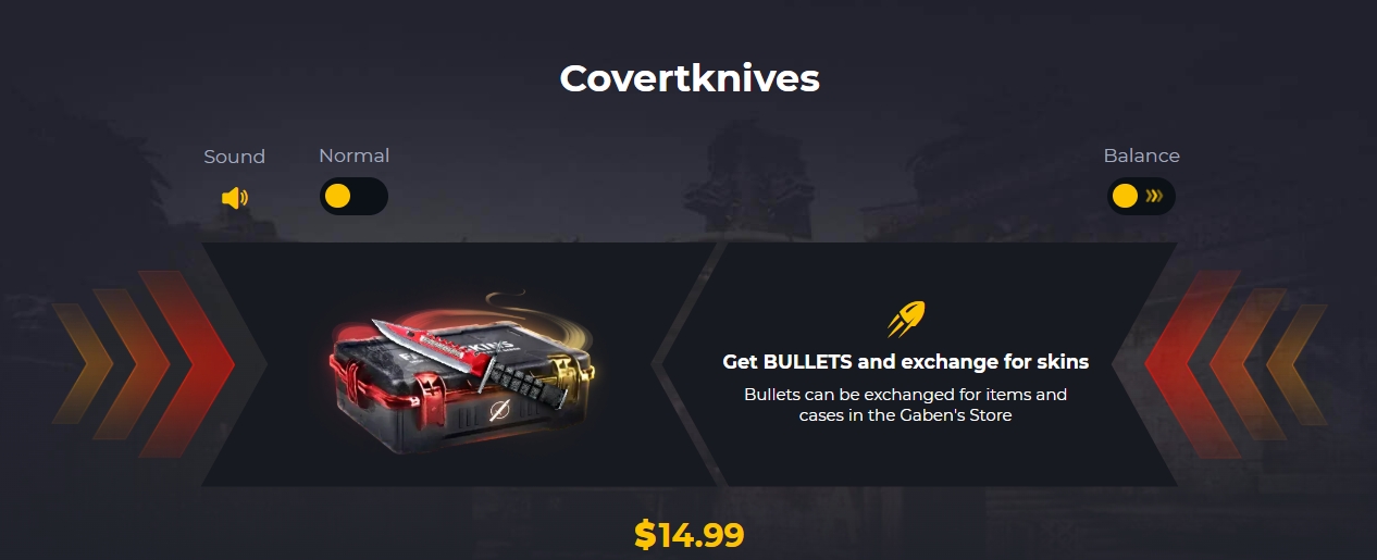 FarmSkins Covert Knife Case