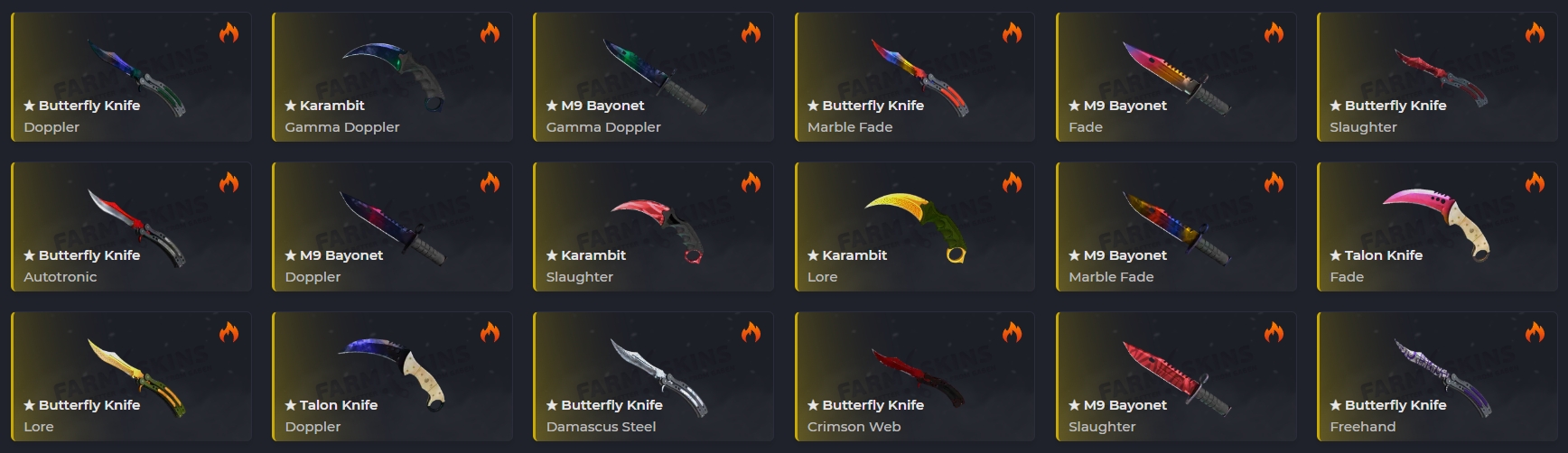 FarmSkins Ultimate Knife Case