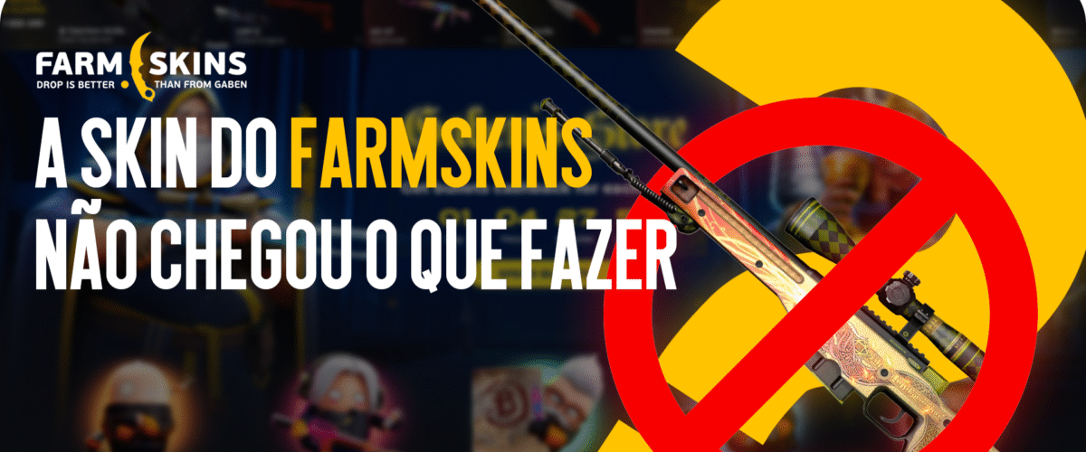 O Que Fazer se um Skin Não Chegou do FARMSKINS