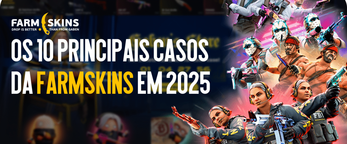Top 10 Cases FARMSKINS em 2025