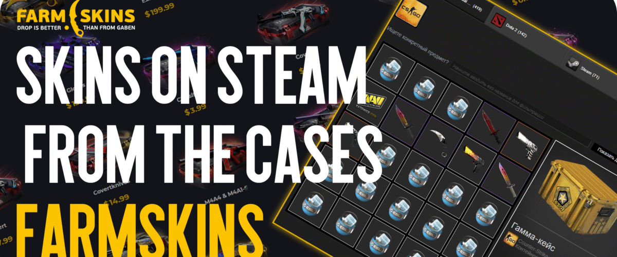 FARMSKINS Case Skins in Steam Inventory