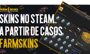 Skins de FARMSKINS no inventário Steam