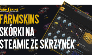 Skiny z FARMSKINS w inwentarzu Steam