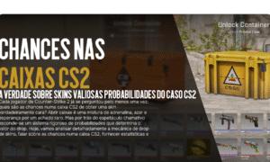 Chances nas caixas CS2: A verdade sobre skins valiosas