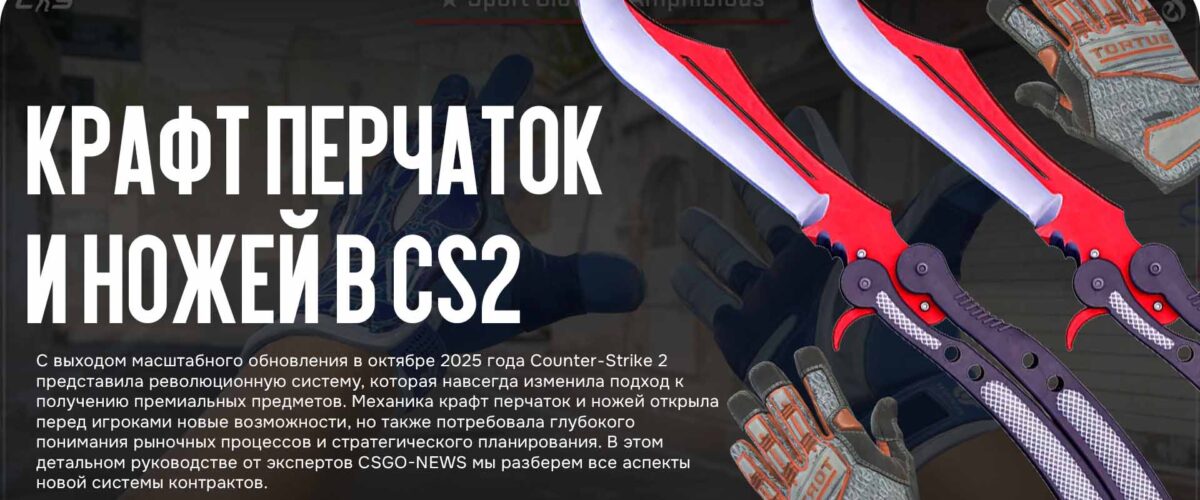 Крафт перчаток и ножей в CS2: Руководство по прибыльным контрактам