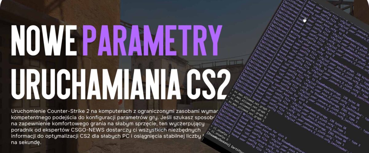 Nowe parametry uruchamiania CS2: parametry uruchamiania CS2 dla słabych PC