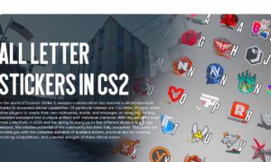All Letter Stickers in CS2