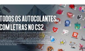 Todos os Autocolantes com Letras no CS2