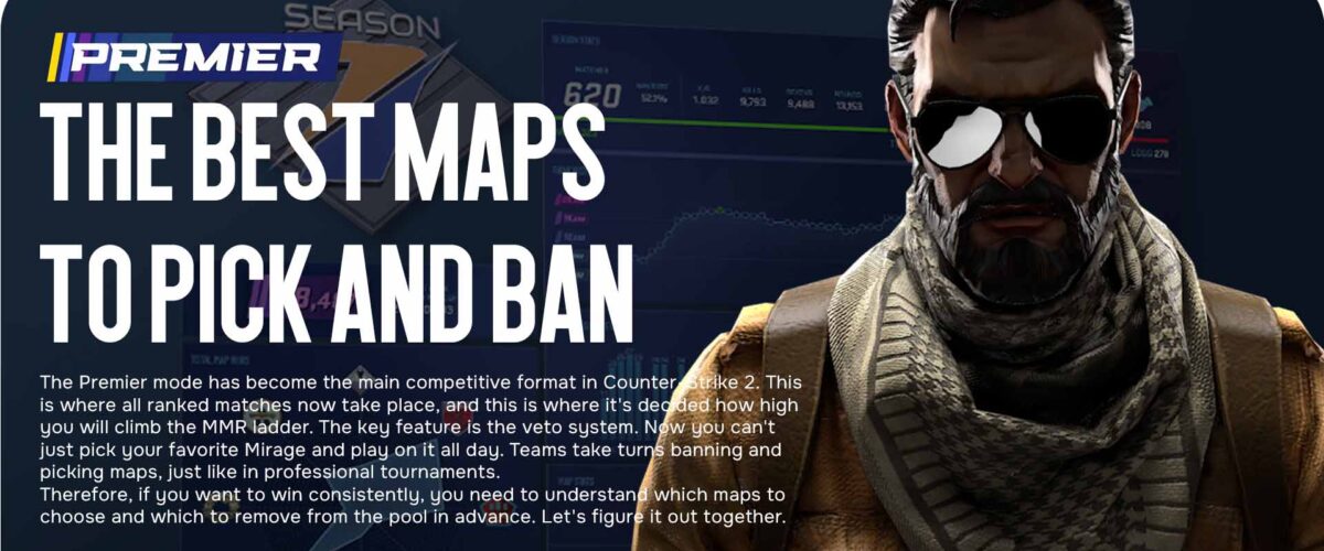 CS2 Premier Maps: The Best Maps to Pick and Ban in 2025