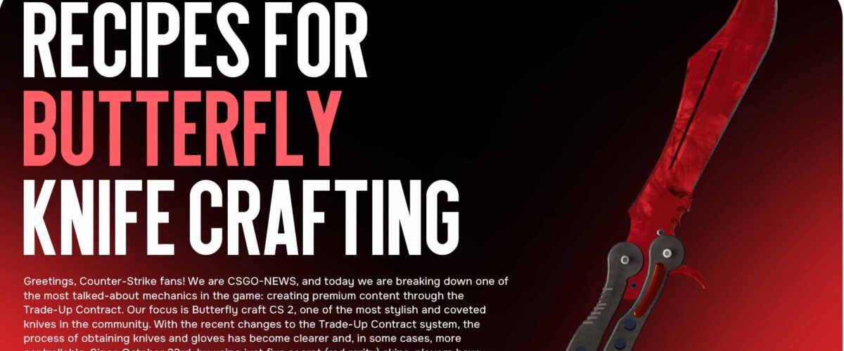 Recipes for Butterfly Knife Crafting