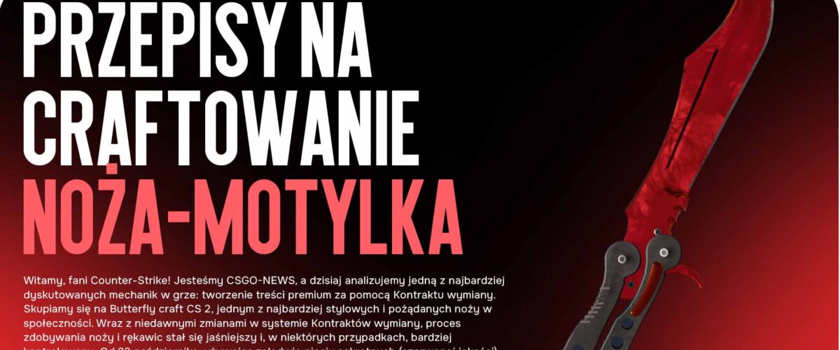 Przepisy na Craftowanie Noża-motylka (Butterfly Knife)