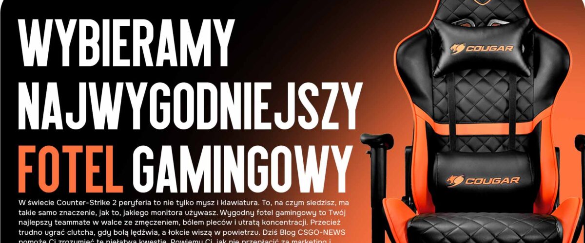 Wybieramy najwygodniejszy fotel gamingowy