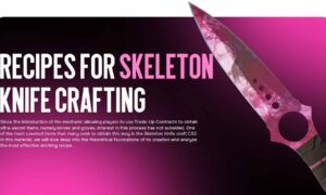Recipes for Skeleton Knife Crafting