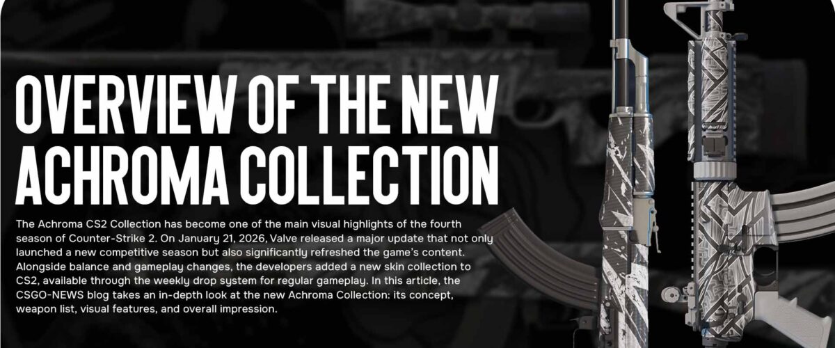 Overview of the new ACHROMA collection in CS2