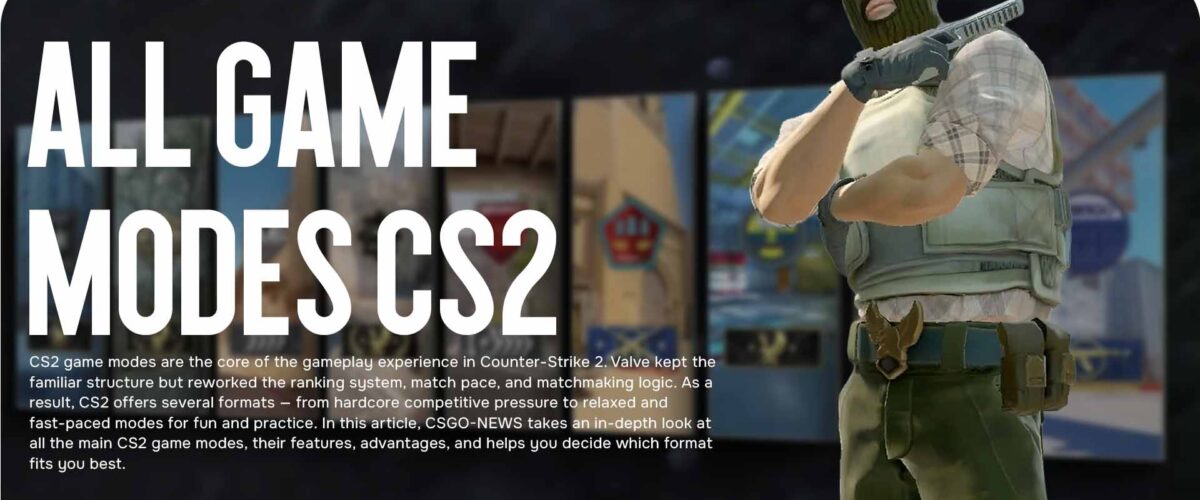 CS2 game modes: how they differ and which one is right for you