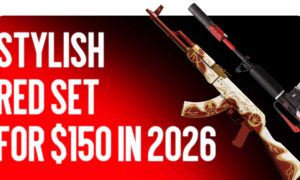 Stylish Red Set for $150 in 2026