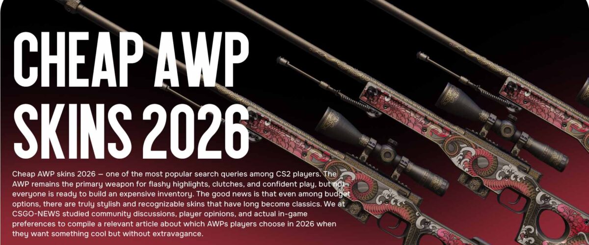 Cheap AWP Skins 2026: What Players Choose in CS2