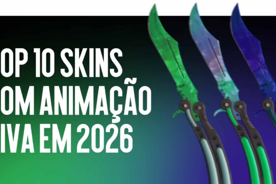 Top 10 skins com animação ao vivo em 2026