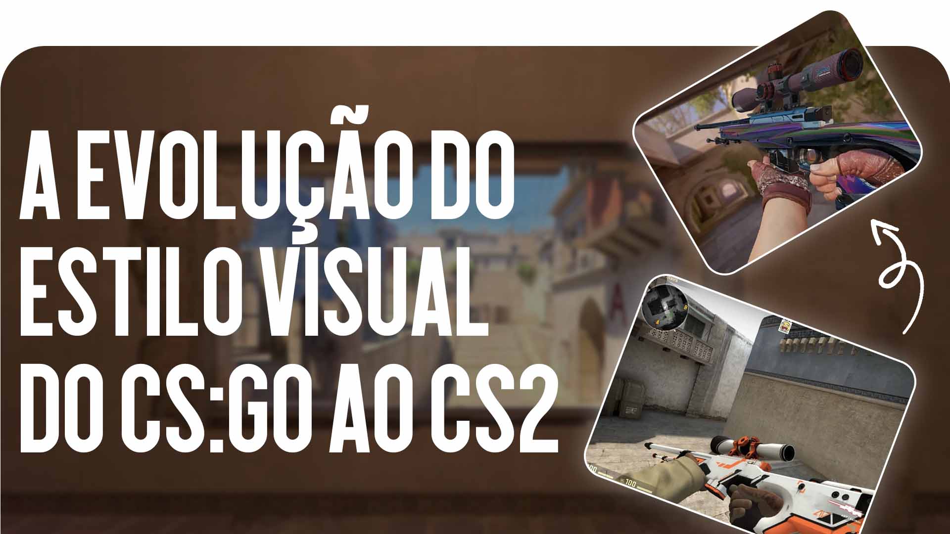 Design de Skins CS2: A Evolução do Estilo Visual do CS:GO ao CS2