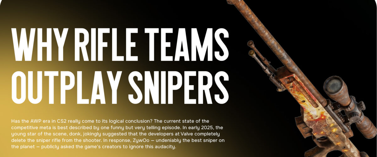 The fall of a legend: why rifle teams outplay snipers in 2026