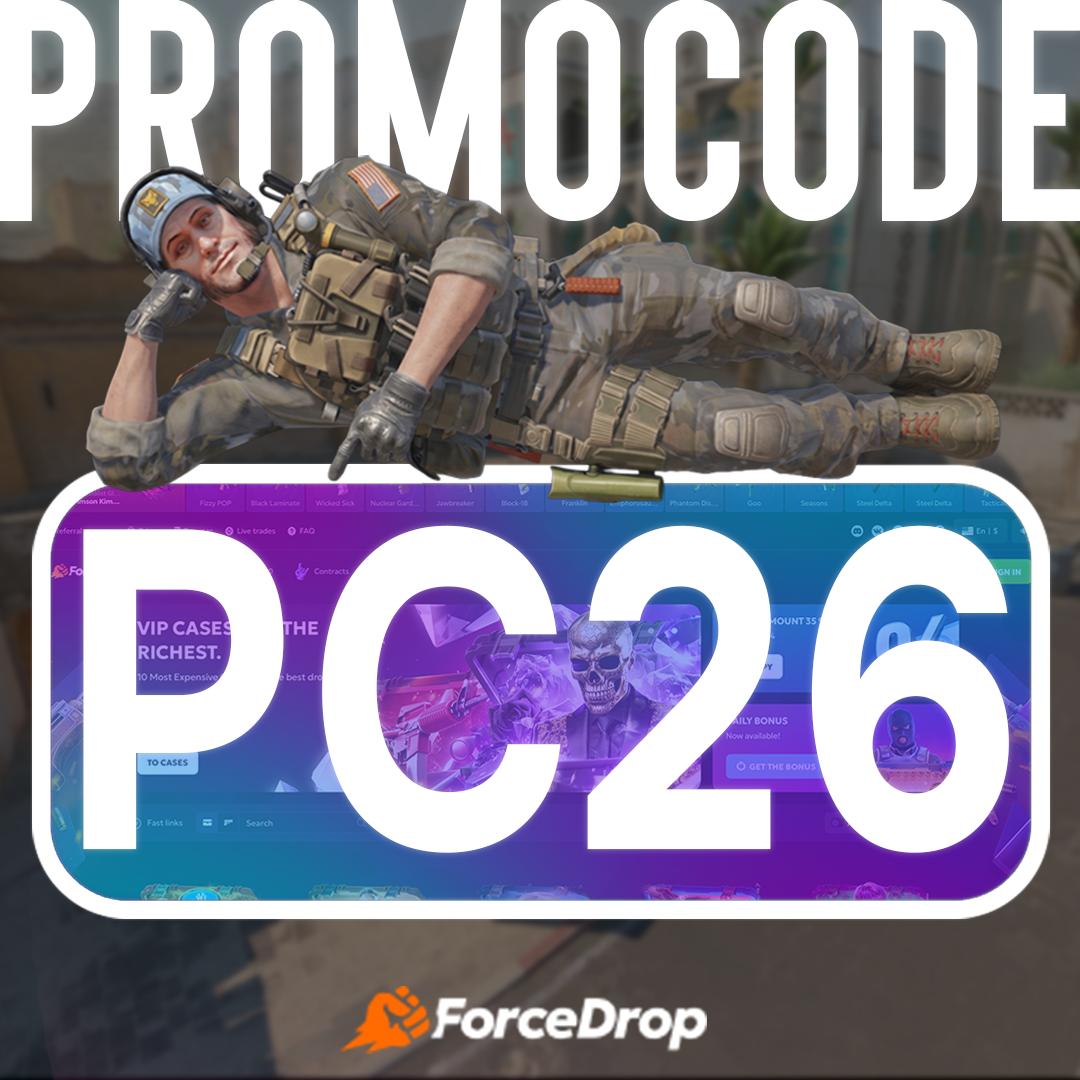Wyciek kodu promocyjnego PC26 dla ForceDrop: instrukcja krok po kroku, szczegóły bonusu +40% do depozytu, sekrety na drogie skiny CS2 i prawdziwe opinie graczy o działaniu złotego kodu. Nie przegap szansy na aktywację opłacalnego kodu promocyjnego!