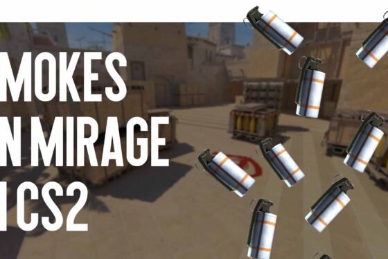 Mirage smokes in CS2: actual lineups for Summer 2026