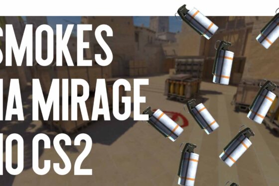 Smokes no Mirage no CS2: lineups atuais para o Verão 2026