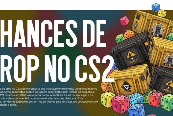 Chances de drop no CS2: guia detalhado sobre o drop de caixas e skins em 2026