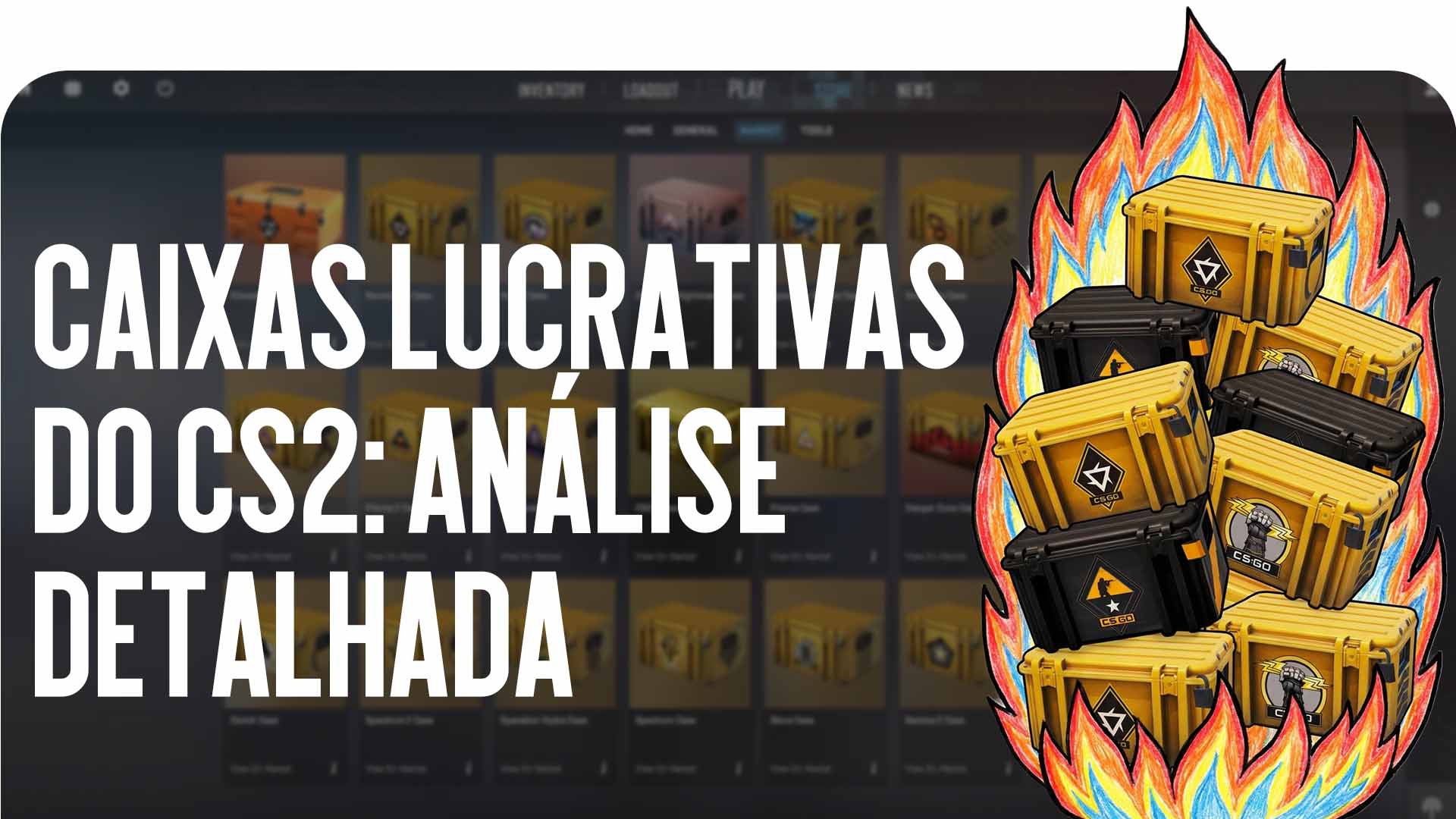 Procurando as Caixas mais lucrativas do Counter-Strike 2? O blog CSGO-NEWS analisou o retorno de investimento (ROI), os preços atuais de 2026 e as chances de drop. Saiba tudo sobre a abertura de caixas!