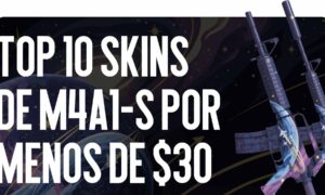 Top 10 skins para M4A1-S abaixo de $30 em 2026