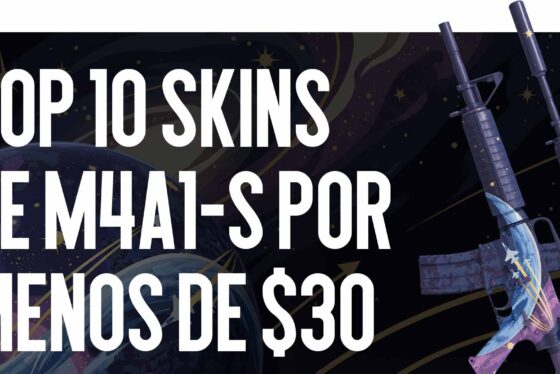 Top 10 skins para M4A1-S abaixo de $30 em 2026
