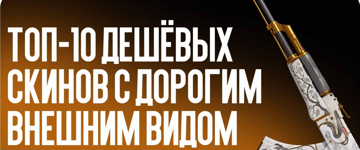 Топ-10 дешёвых скинов с дорогим внешним видом