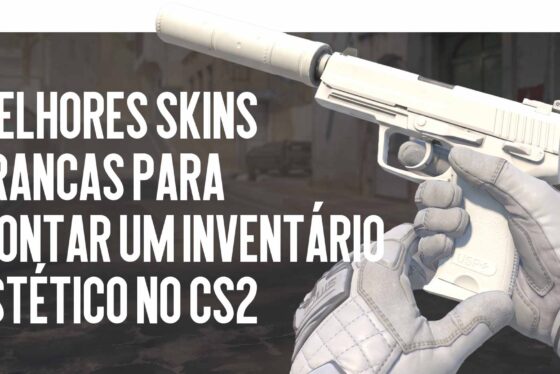 As Melhores Skins Brancas para Criar um Inventário Estético no CS2